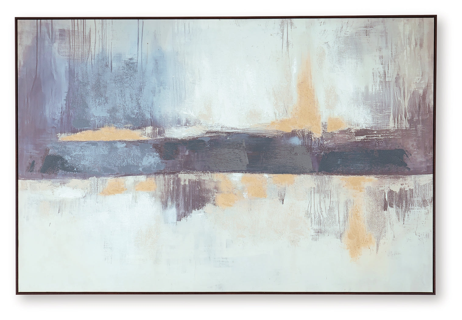 Gatesford Blue/White/Tan Wall Art - A8000479