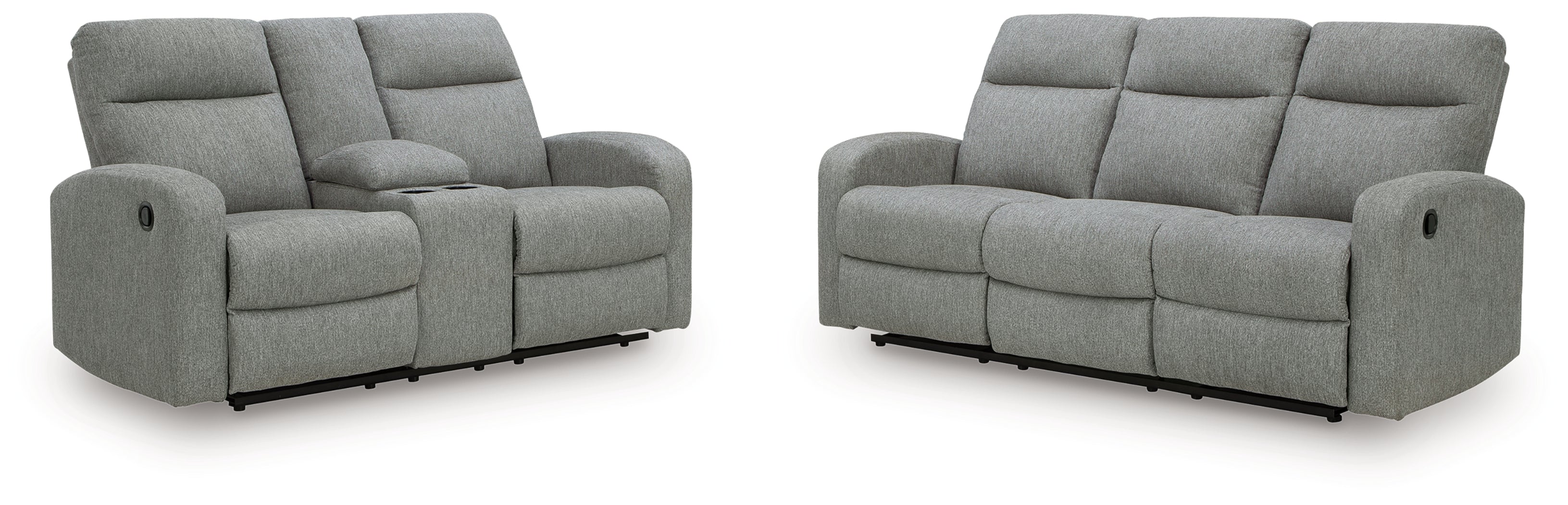 Gauntlet Reclining Sofa and Loveseat - PC42204U1