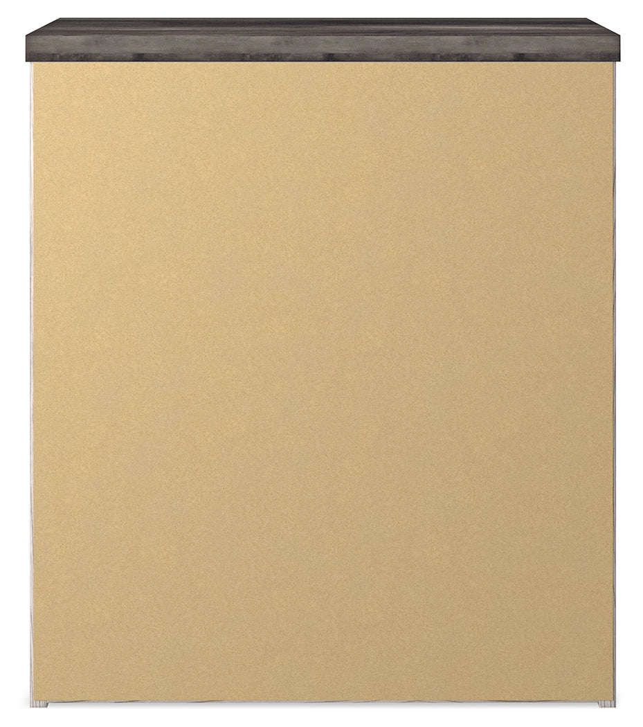 Gerridan White/Gray King Panel Bed, Dresser and 2 Nightstands - B1190B32