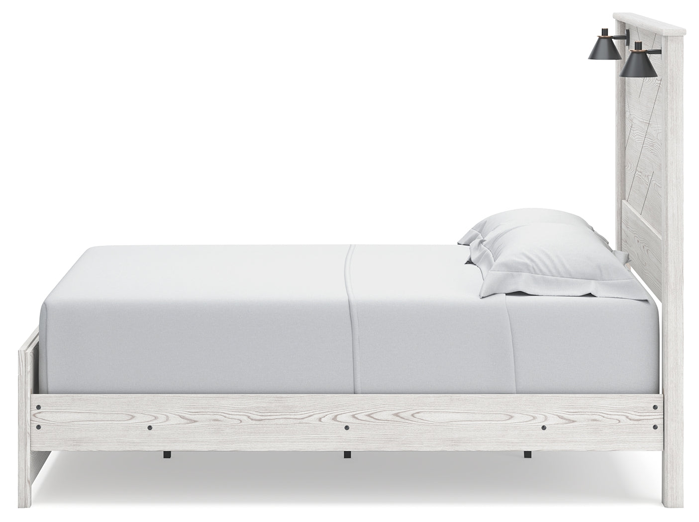 Gerridan White/Gray Queen Panel Bed, Dresser, Chest and Nightstand - B1190B26