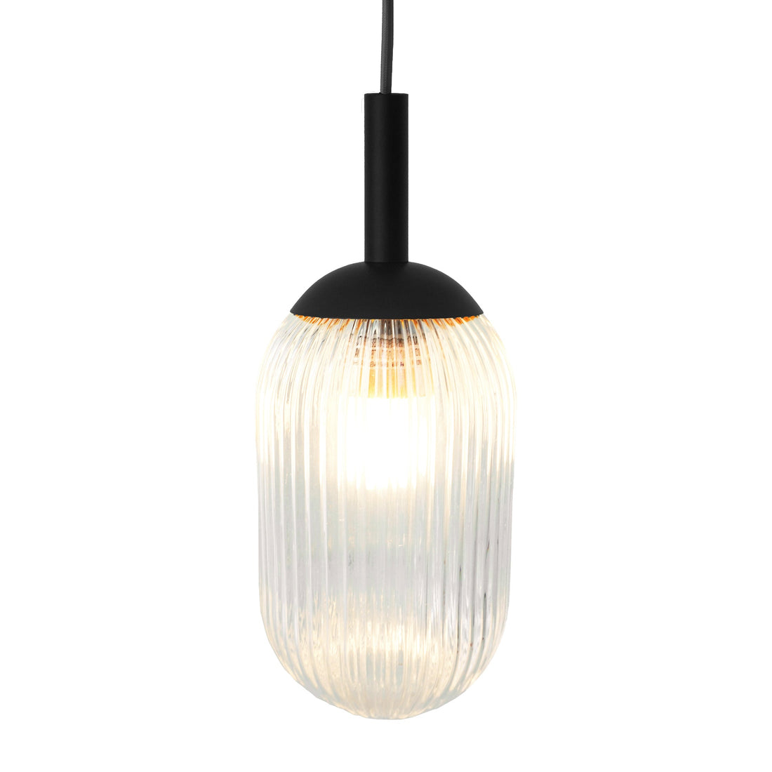 Giza Pendant Lamp - Black and Clear - PNL04102301