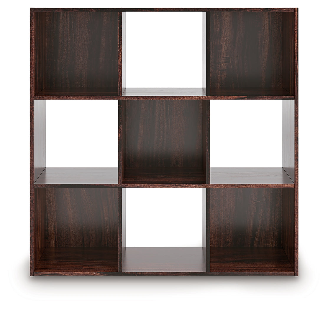 Glosmount Cherry/Light Brown Nine Cube Organizer - EA1055-3X3