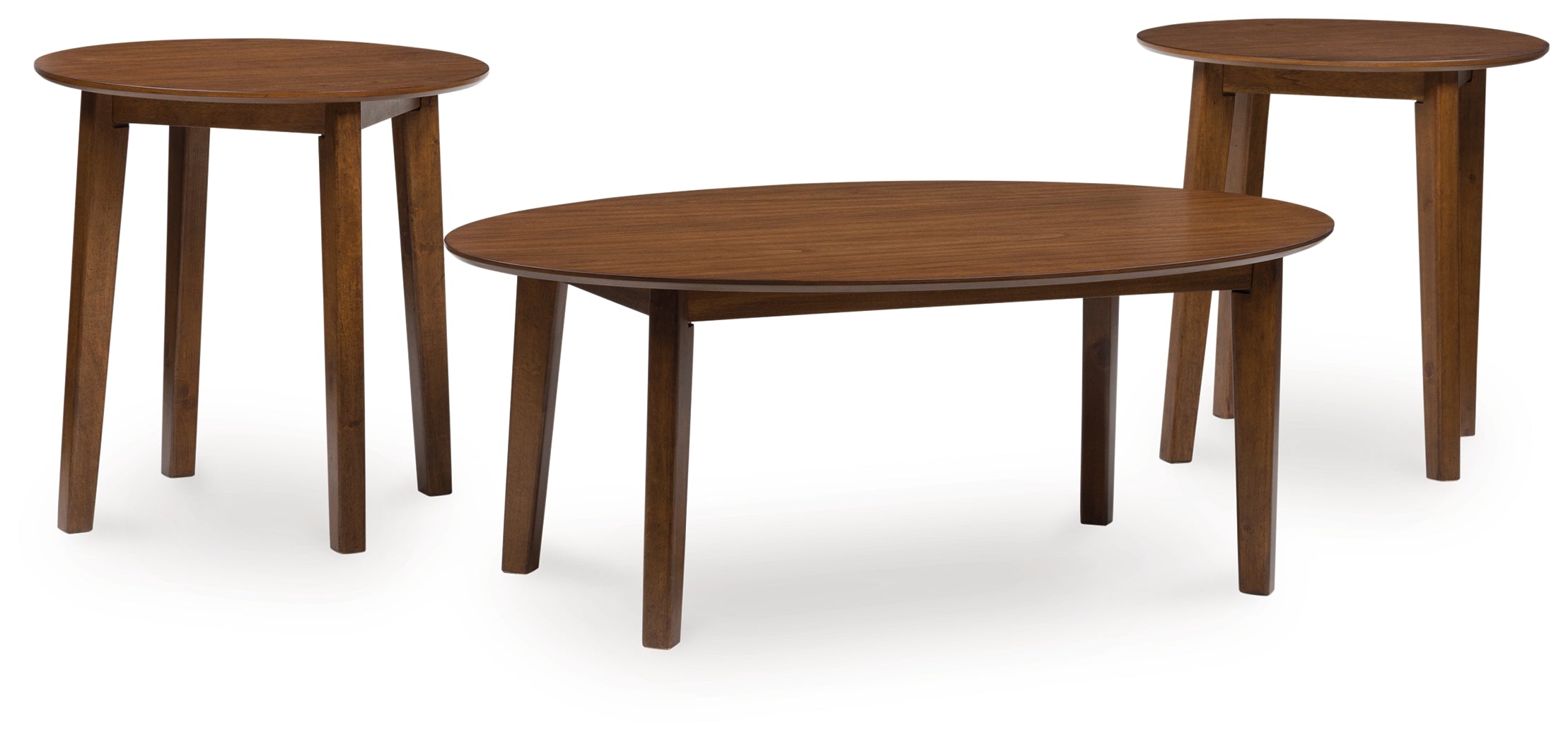 Gordonay Brown Table (Set of 3) - T155-13