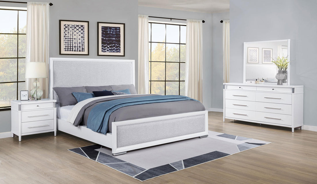Gracemont 4-piece Queen Bedroom Set White - 225071Q-S4