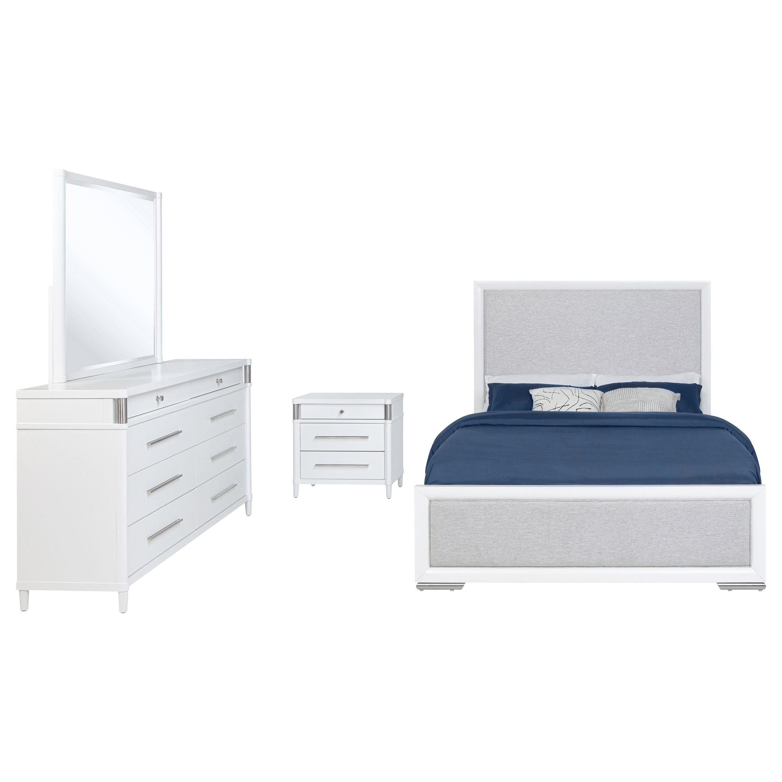 Gracemont 4-piece Queen Bedroom Set White - 225071Q-S4