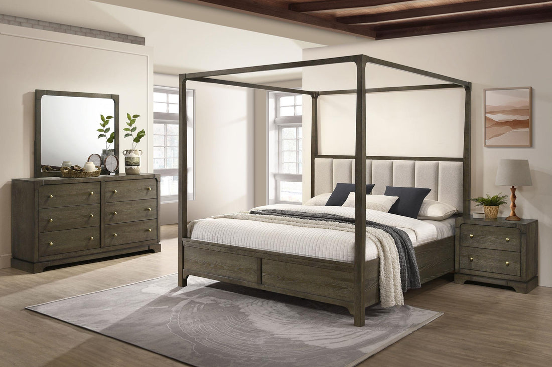 Gran Park 4-piece California King Bedroom Set Dark Cocoa - 224931KW-S4