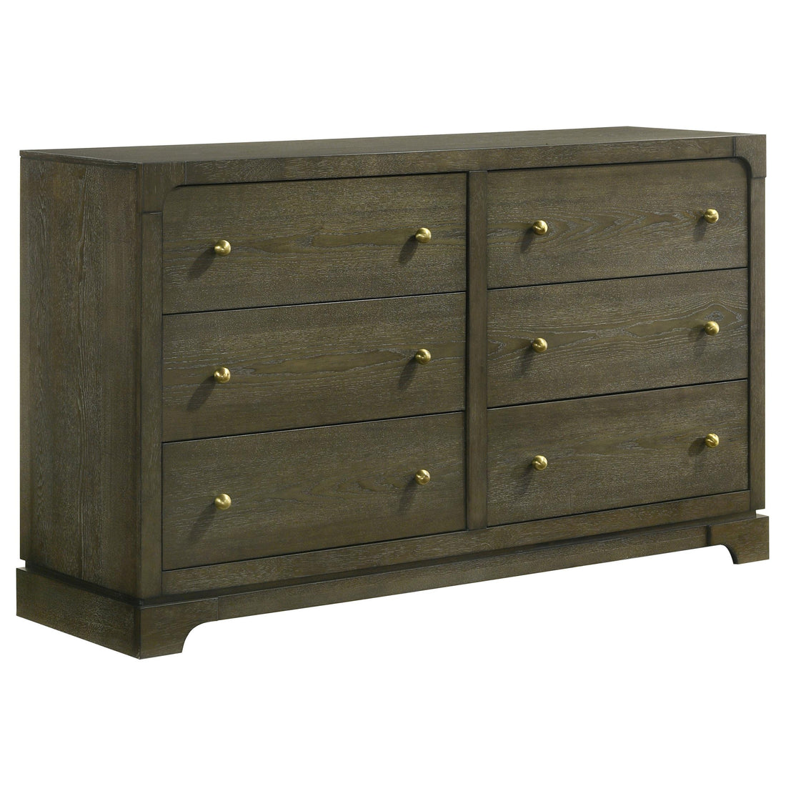 Gran Park 6-drawer Dresser Cabinet Dark Cocoa - 224933