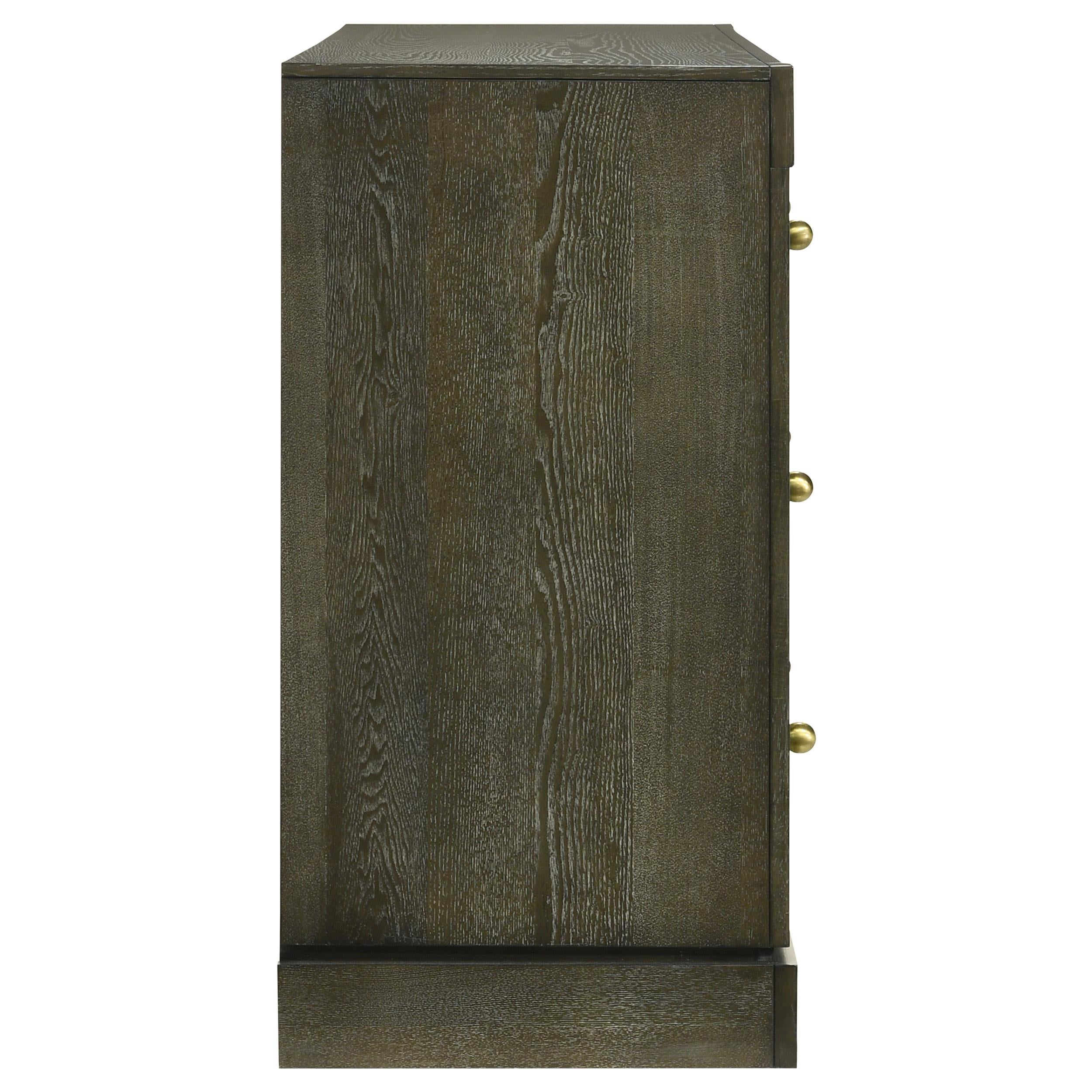 Gran Park 6-drawer Dresser Cabinet Dark Cocoa - 224933