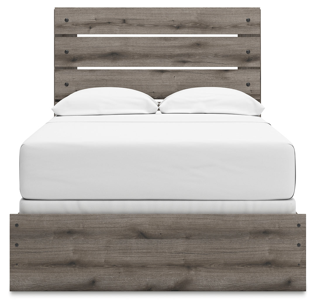 Graystorm Brown Gray Full Panel Bed - PCB2405B13