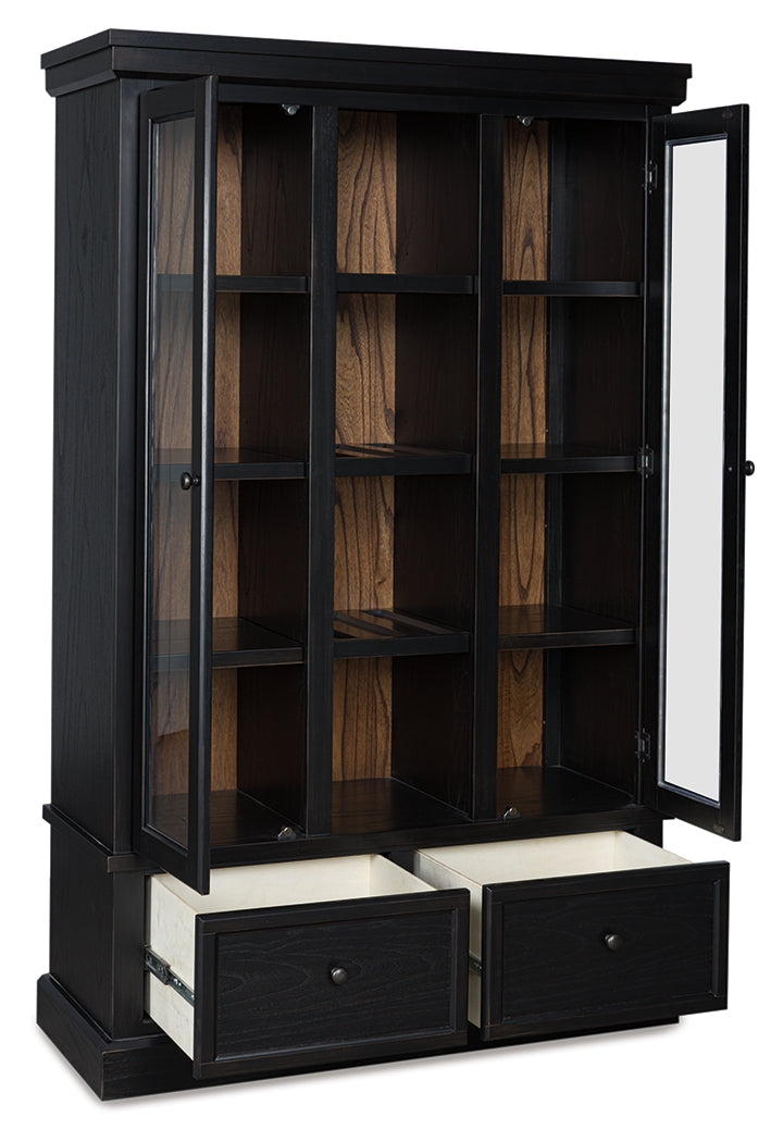 Greddinton Black/Brown Curio - PCD824-186