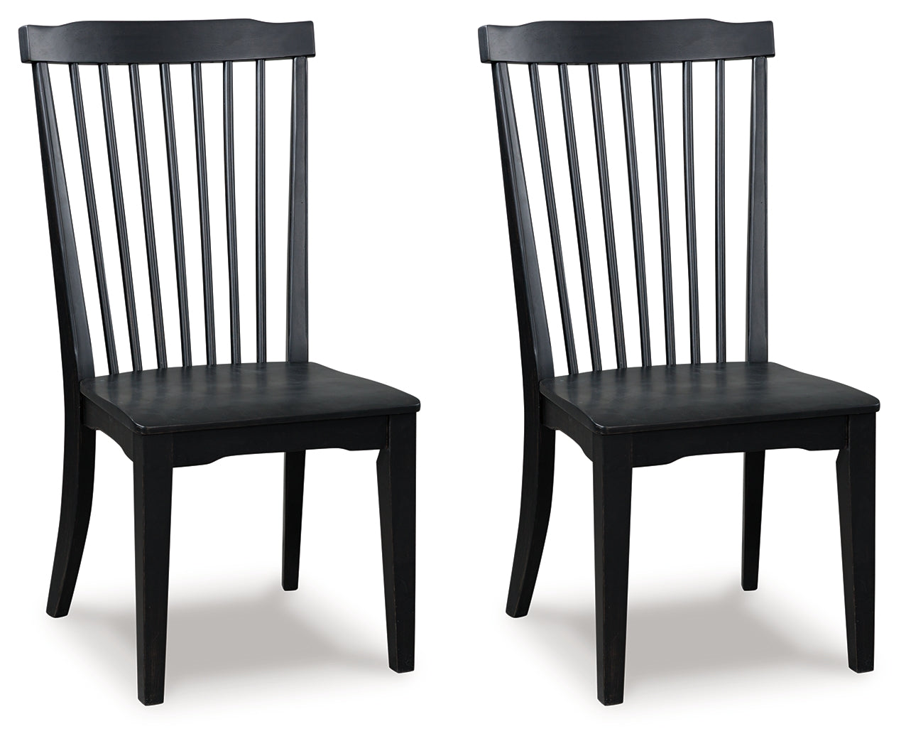 Greddinton Black Dining Chair, Set of 2 - PCD824-05