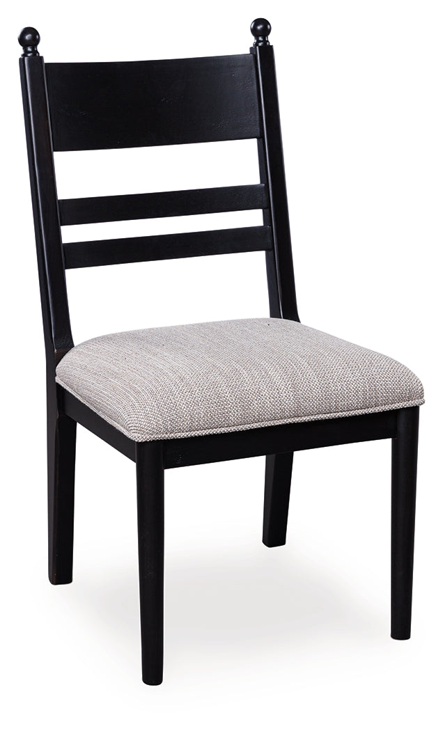 Greddinton Black Dining Chair, Set of 2 - PCD824-07