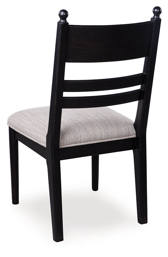 Greddinton Black Dining Chair, Set of 2 - PCD824-07