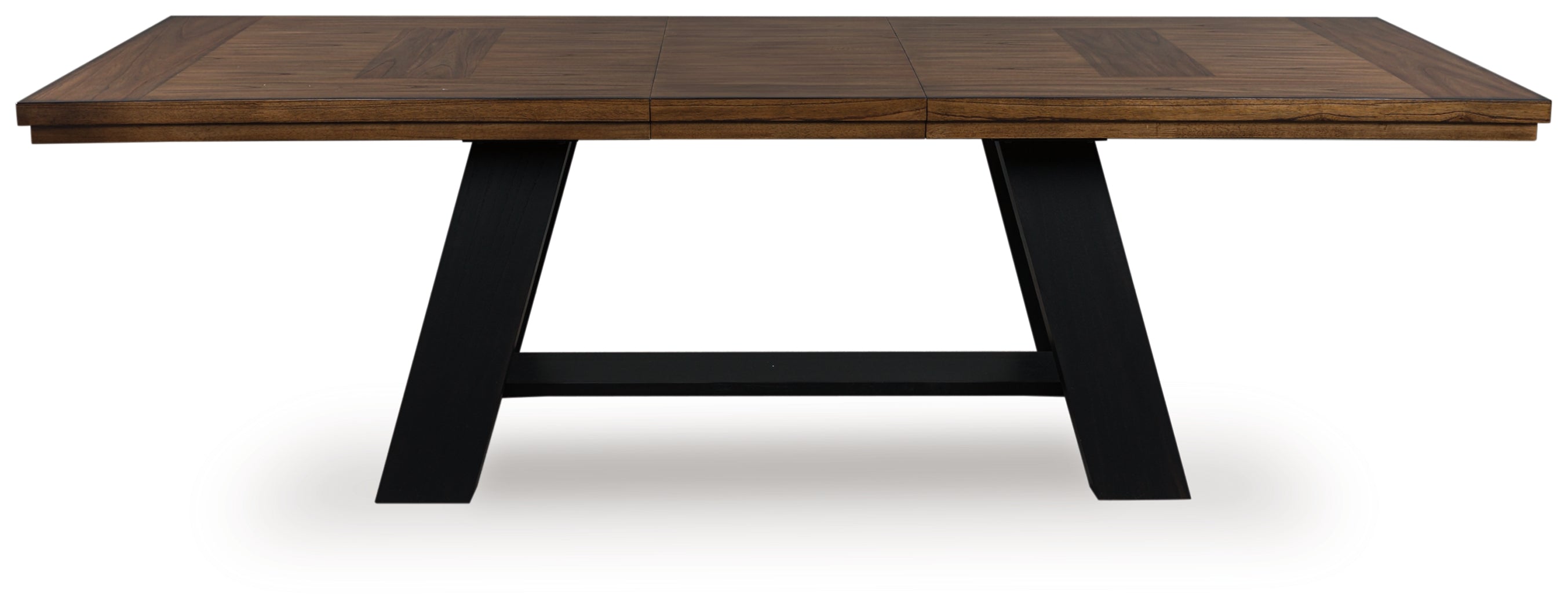 Greddinton Brown/Black Dining Extension Table - PCD824D11