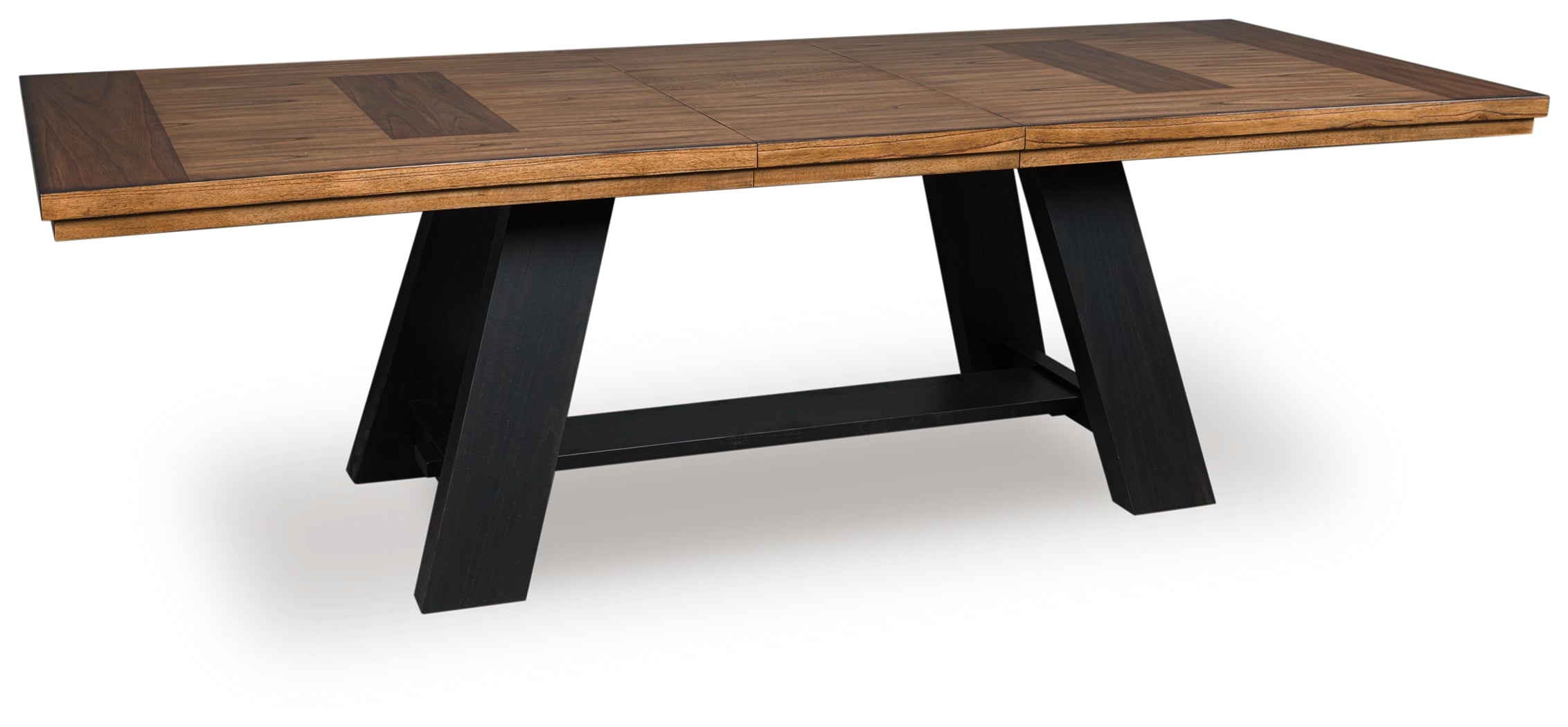 Greddinton Brown/Black Dining Extension Table - PCD824D11