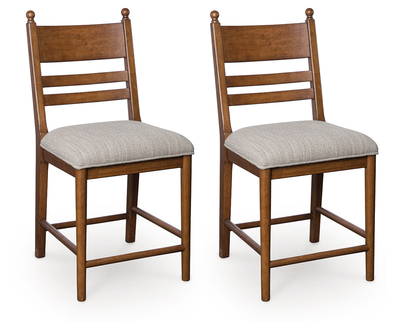 Greddinton Brown Counter Height Barstool, Set of 2 - PCD824-924