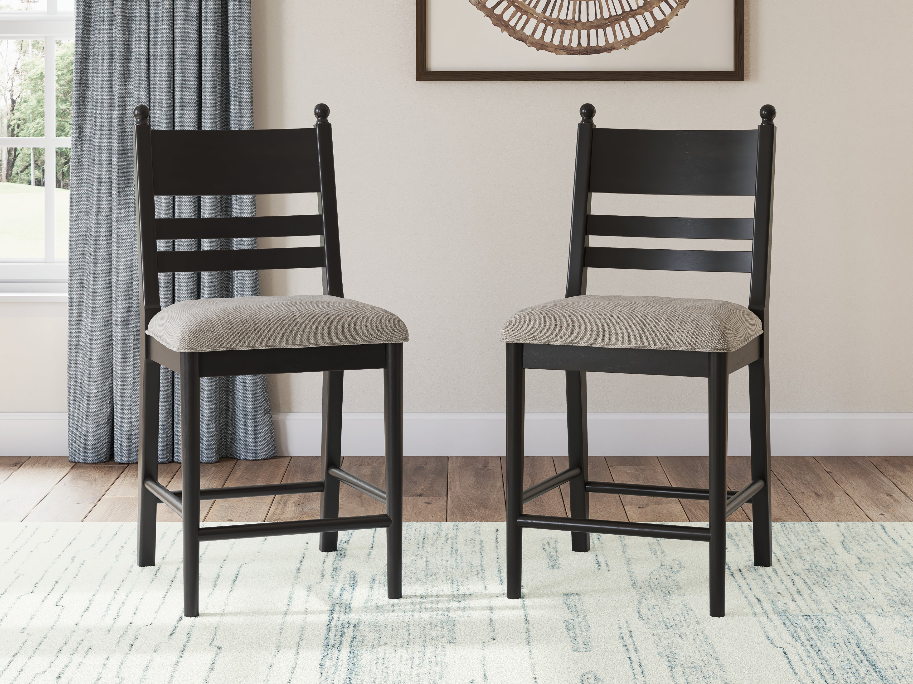 Greddinton Counter Height Dining Table and 6 Barstools - PCD824D17