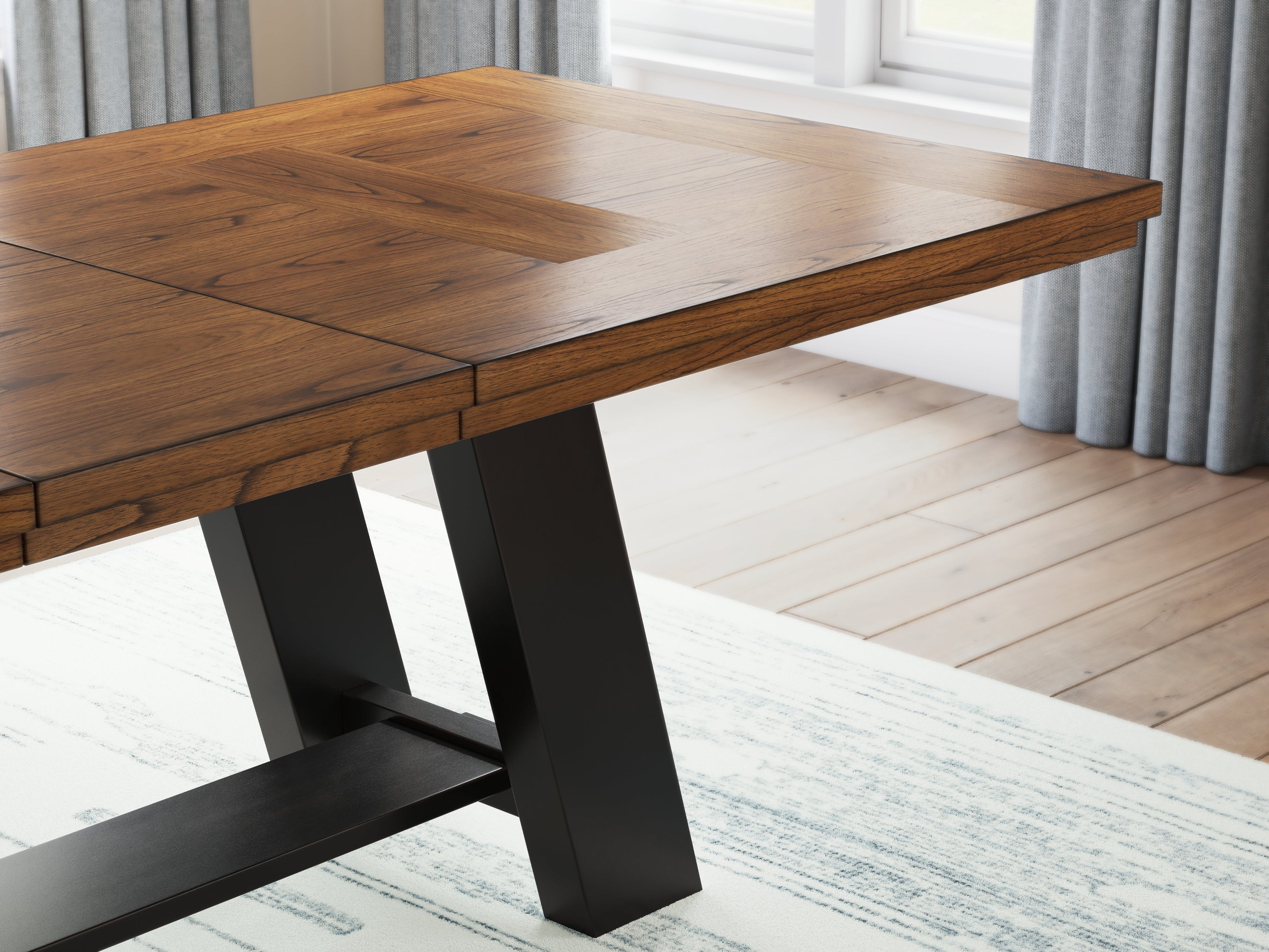 Greddinton Dining Table and 4 Chairs in Brown from Ashley - Luna Furniture