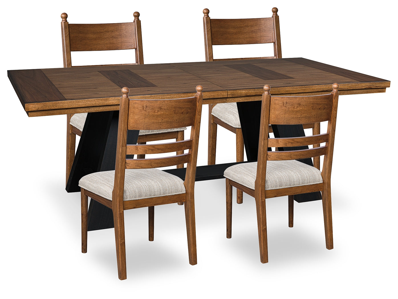 Greddinton Extension Dining Table and 4 Chairs - PCD824D7