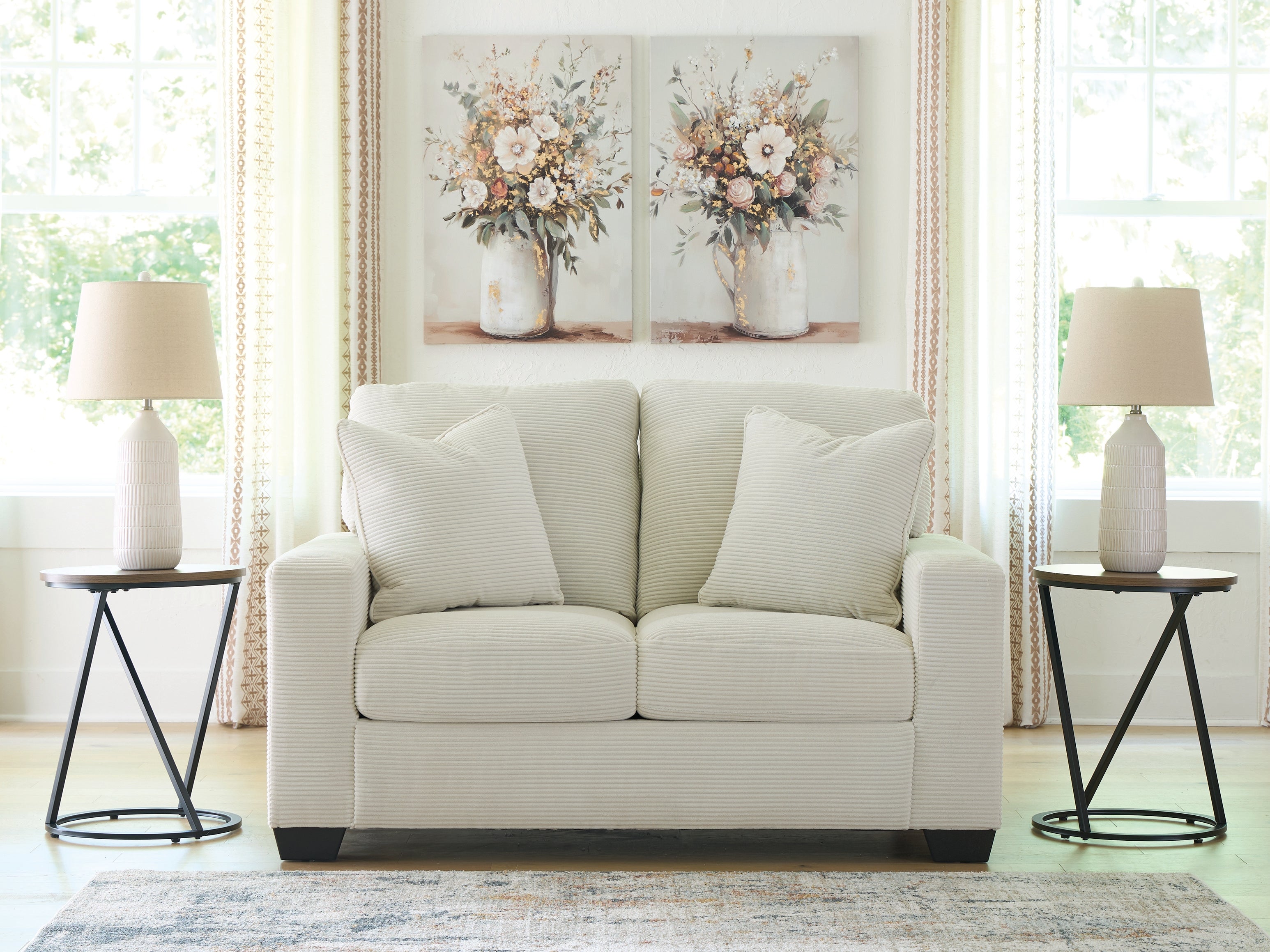 Greenbriar Ivory Loveseat - PC3200635
