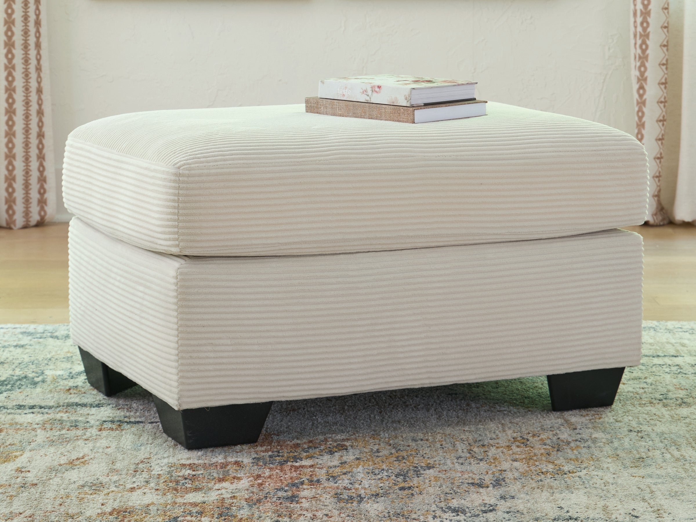 Greenbriar Ivory Ottoman - PC3200614