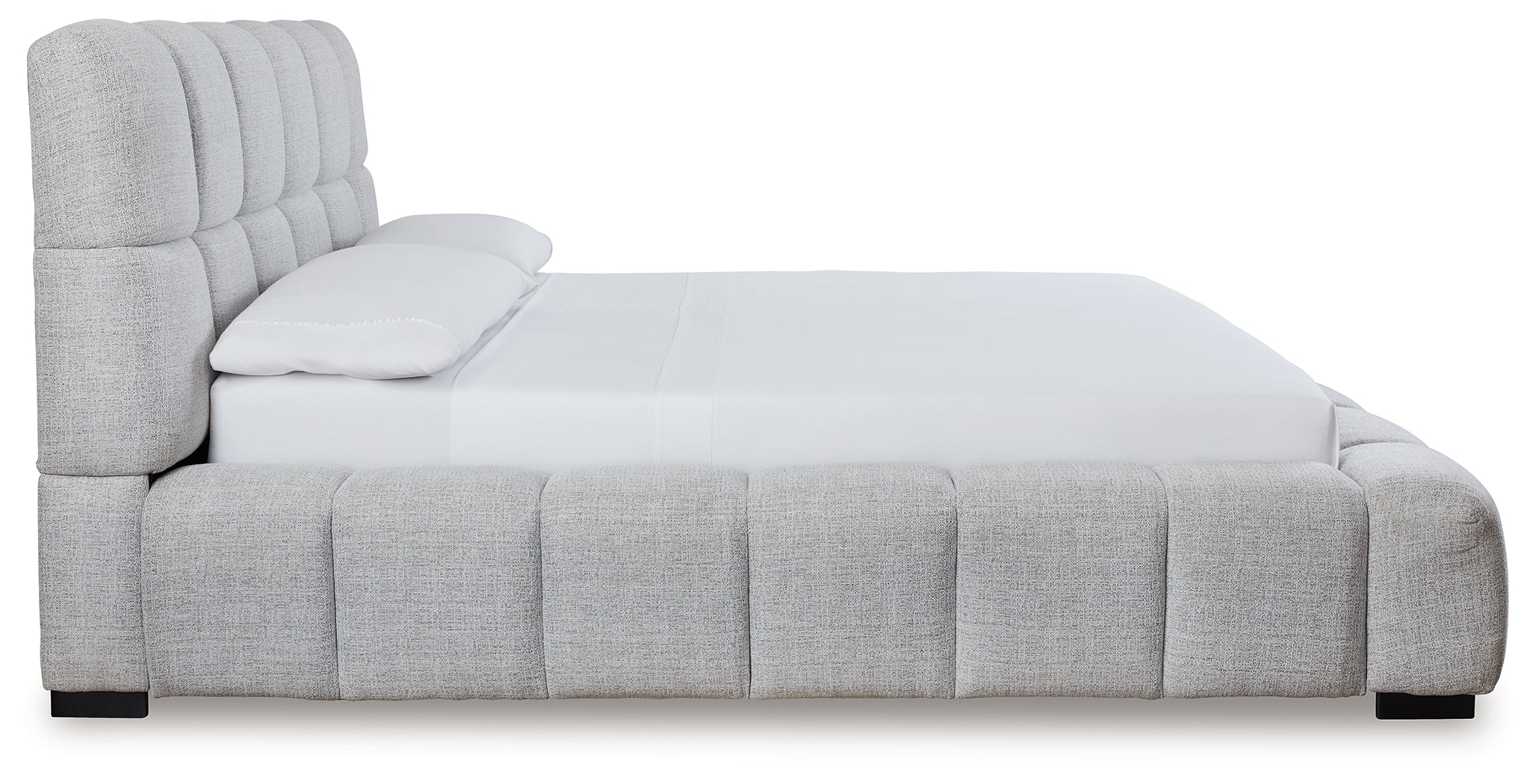 Grendusk Light Gray California King Upholstered Bed - PCB584B3