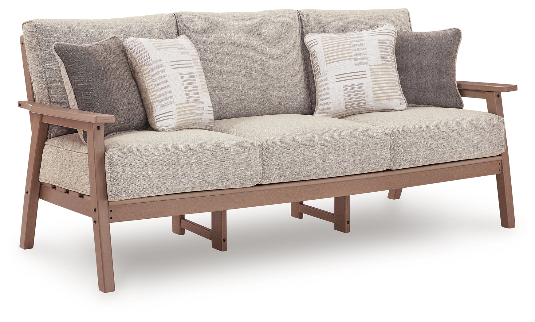 Grover Beach Driftwood Outdoor Sofa with Cushion - PCP422-838