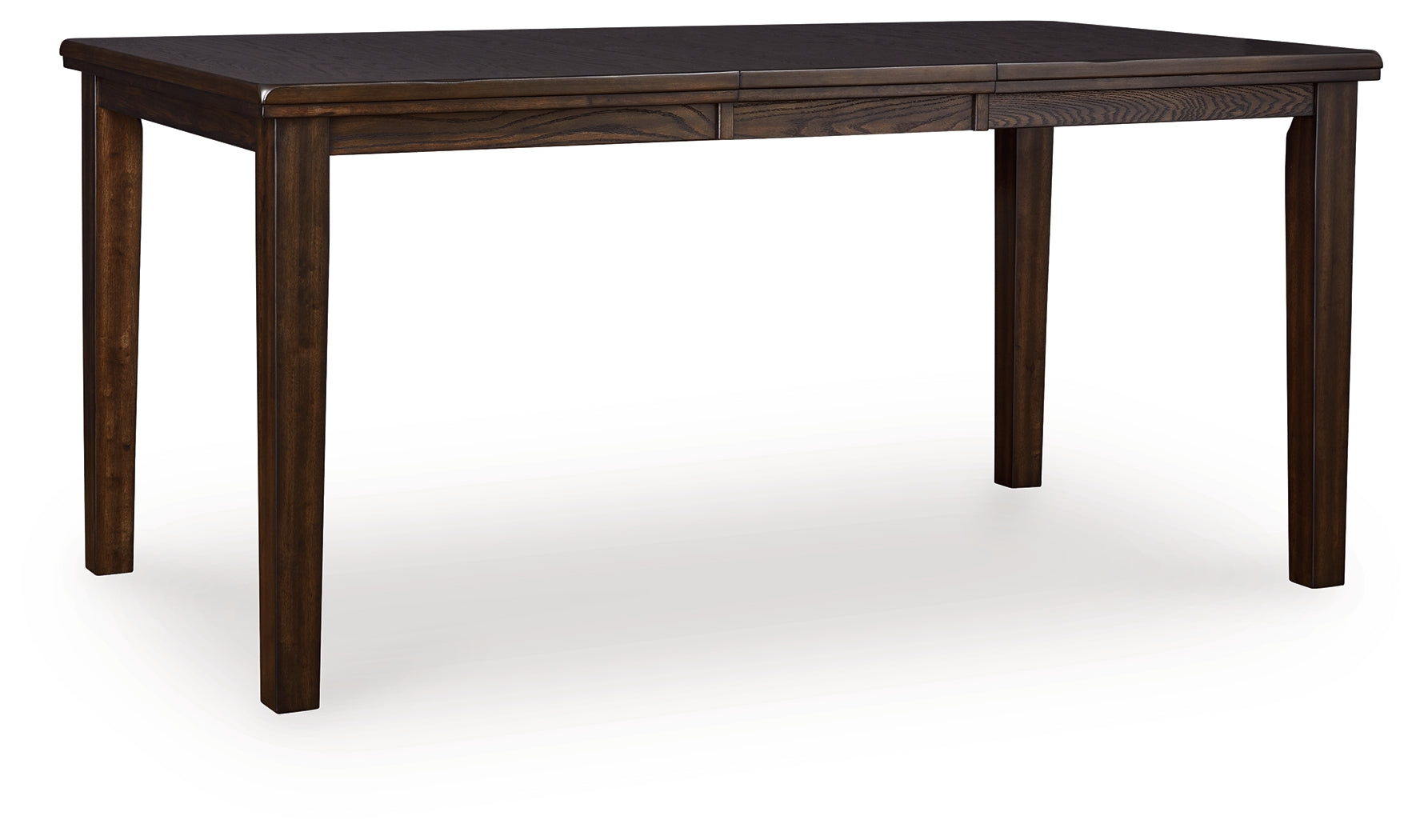 Haddigan Dark Brown Counter Height Dining Extension Table - D596-32
