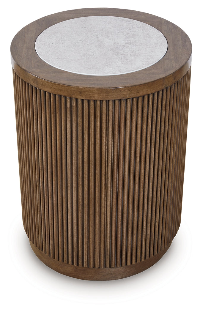 Hadonna Brown End Table - T658-6