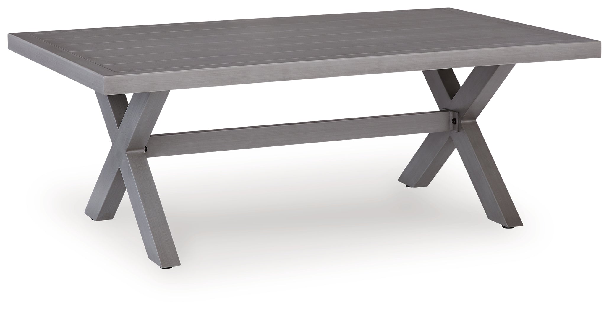 Half Moon Beach Gray Outdoor Coffee Table - PCP418-701