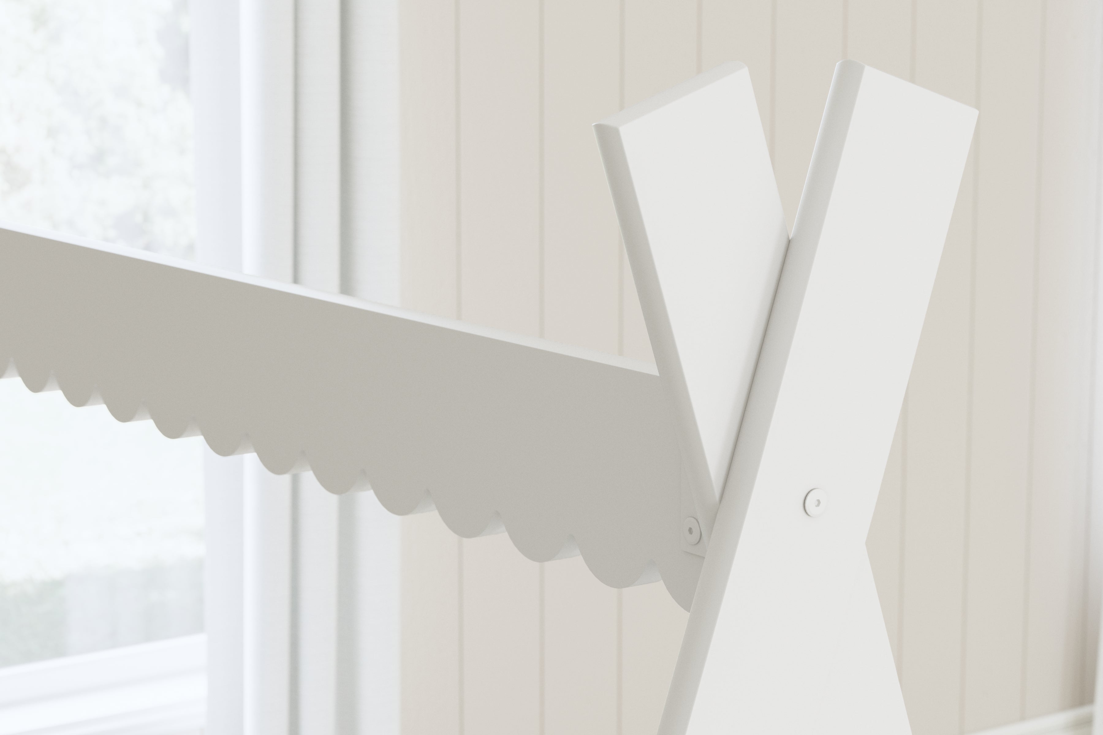 Hallityn Twin Tent Bed with Dresser and 2 Nightstands in White - PKG019026