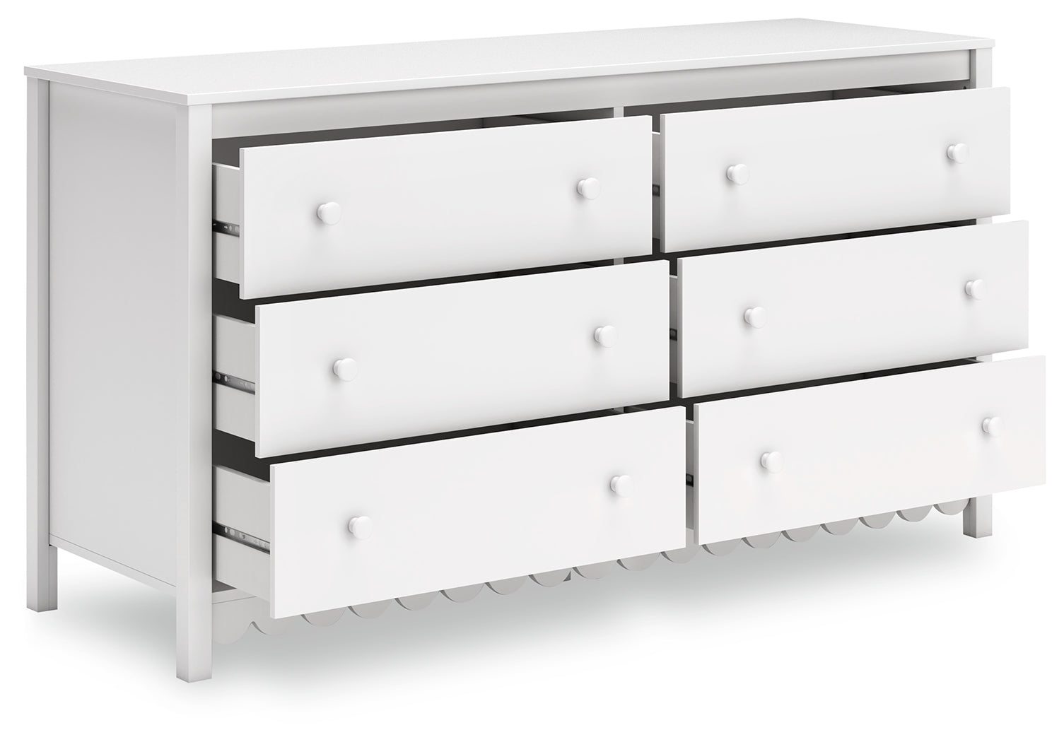 Hallityn Twin Tent Bed with Dresser, Chest and 2 Nightstands in White - PKG019027