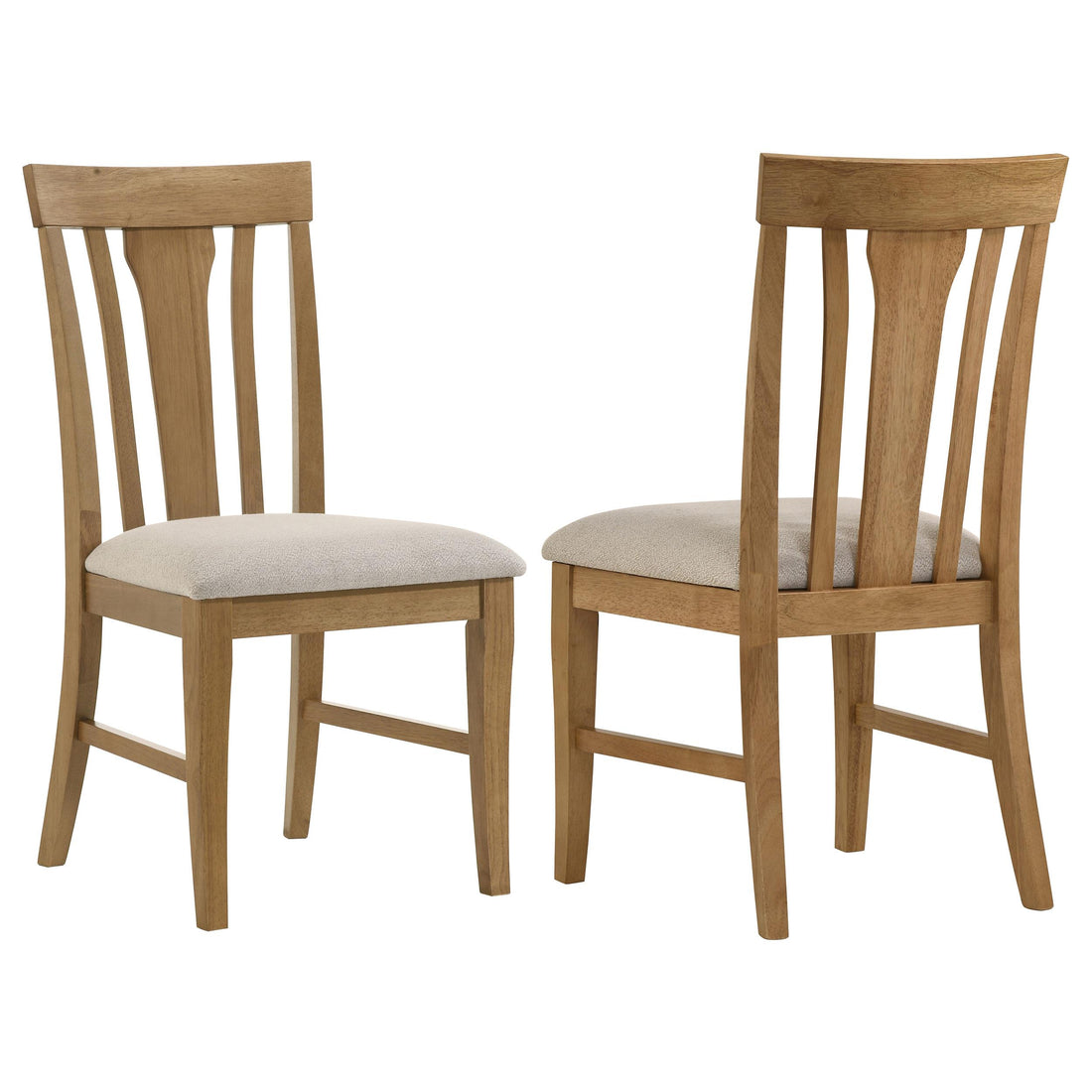 Hartville Dining Side Chair Natural Light Brown (Set of 2) - 109462