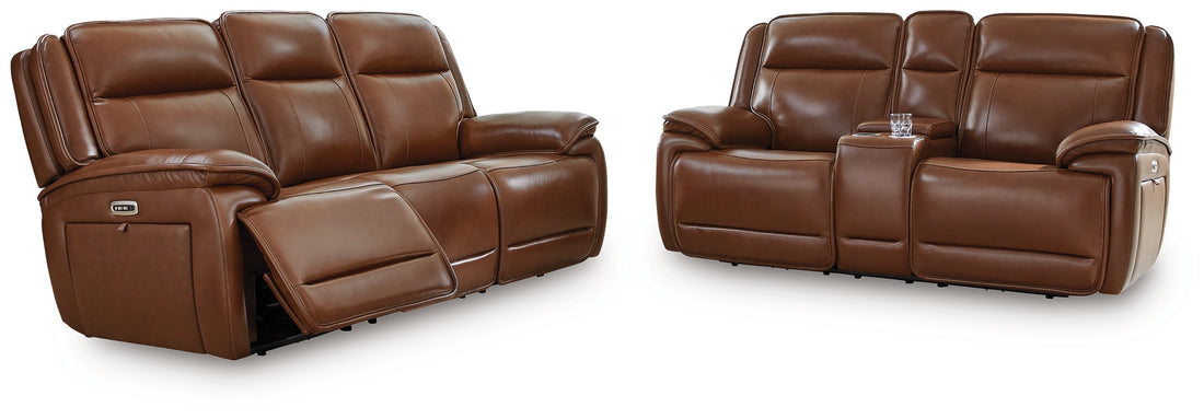 Healy Pier Power Reclining Sofa and Loveseat from Ashley - Luna Furniture