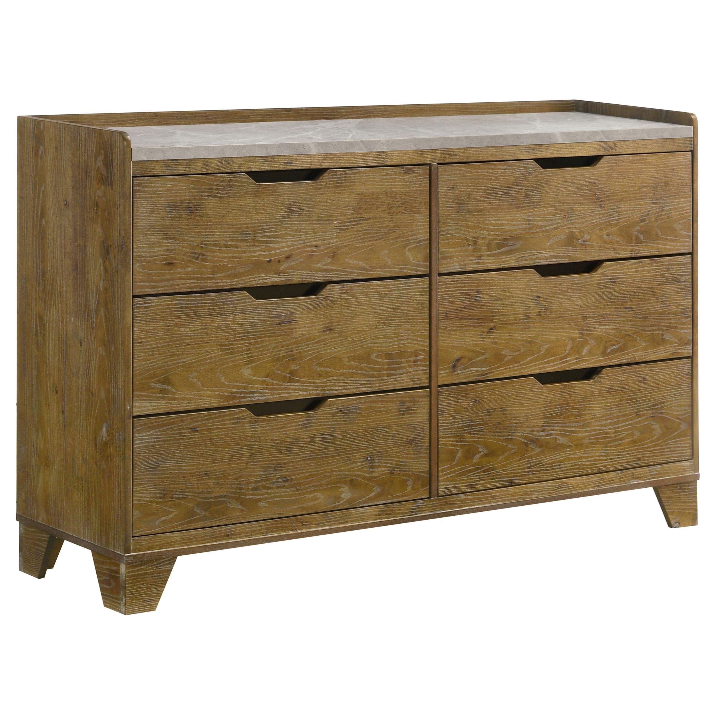 Henderson 4-piece Queen Bedroom Set Medium Oak - 222971Q-S4