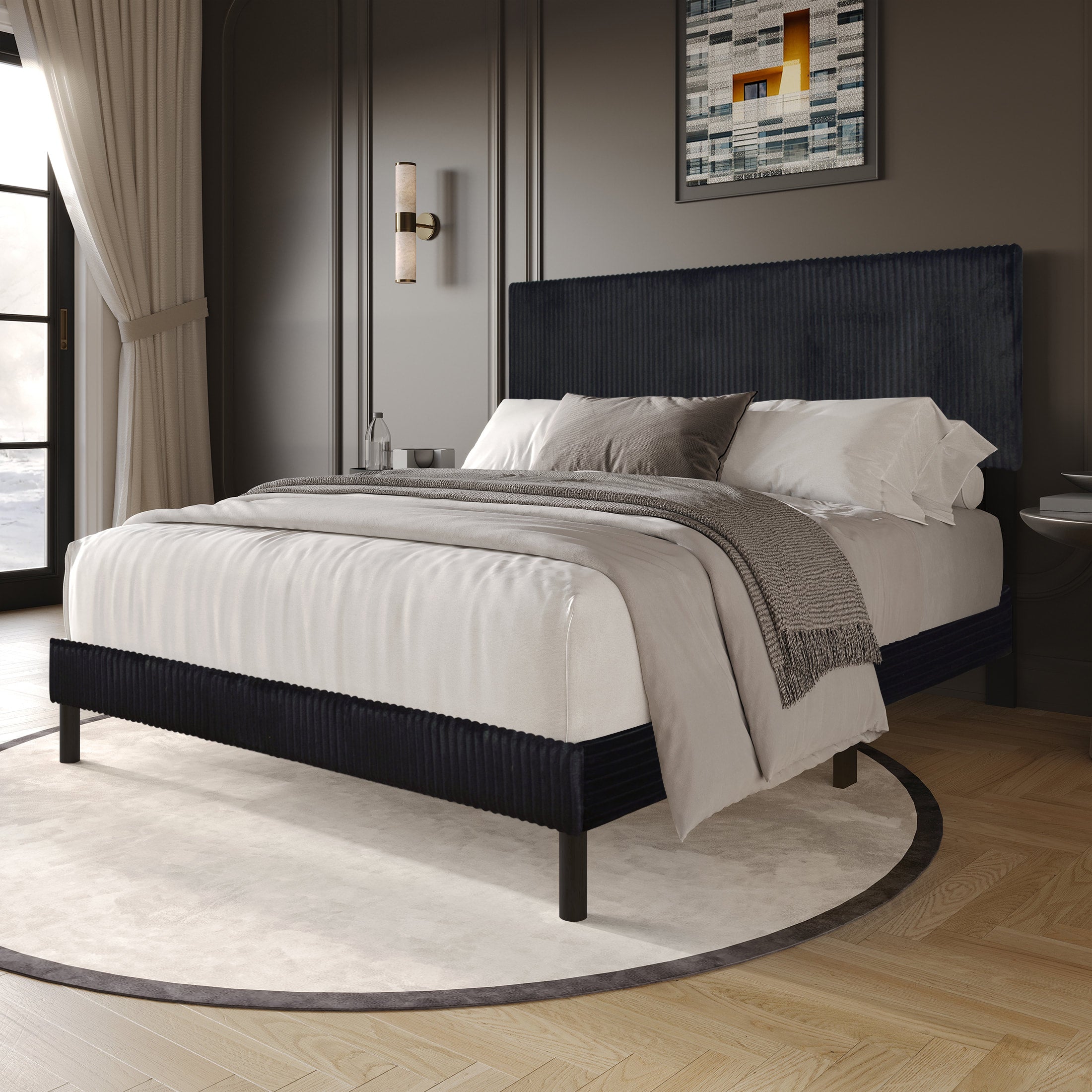 HH140 Platform Bed - Twin, Full, Queen, King *Queen - HH140 PLATFORM BED Queen