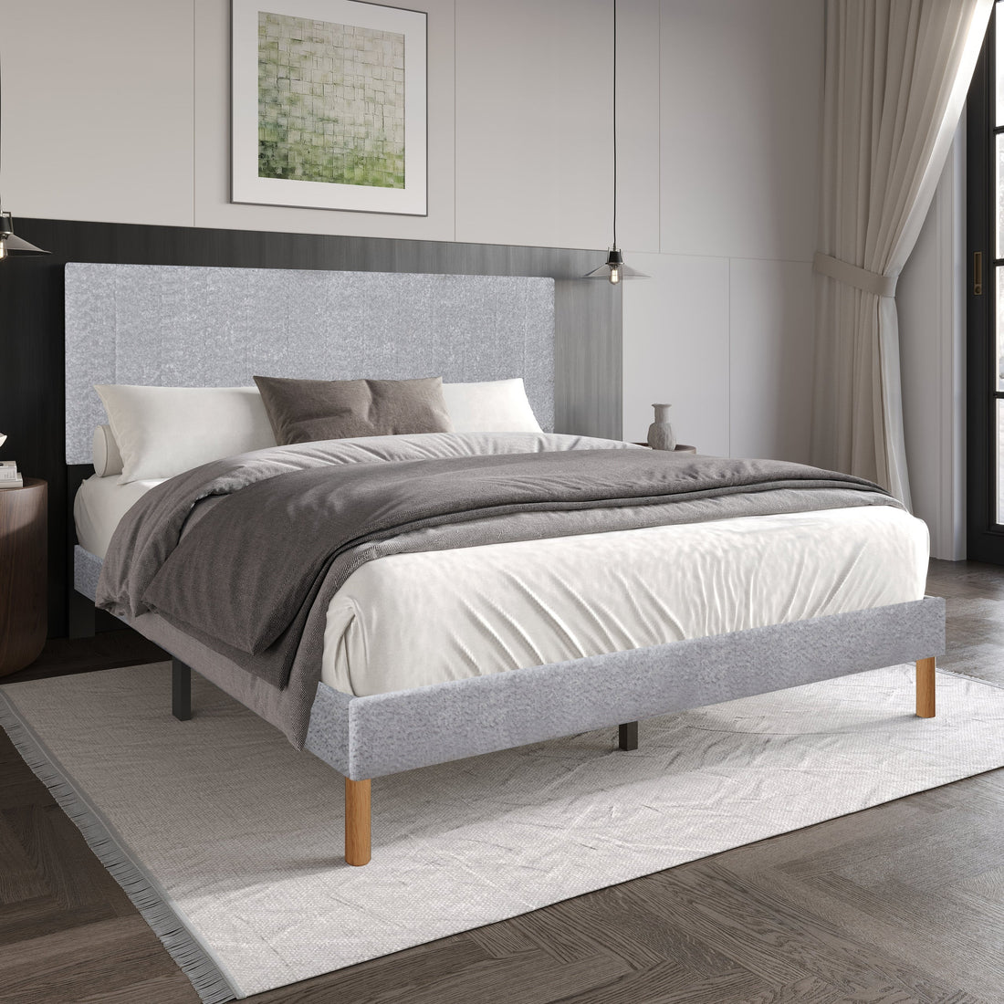 HH210 Platform Bed - Twin, Full, Queen, King *King - HH210 PLATFORM BED King