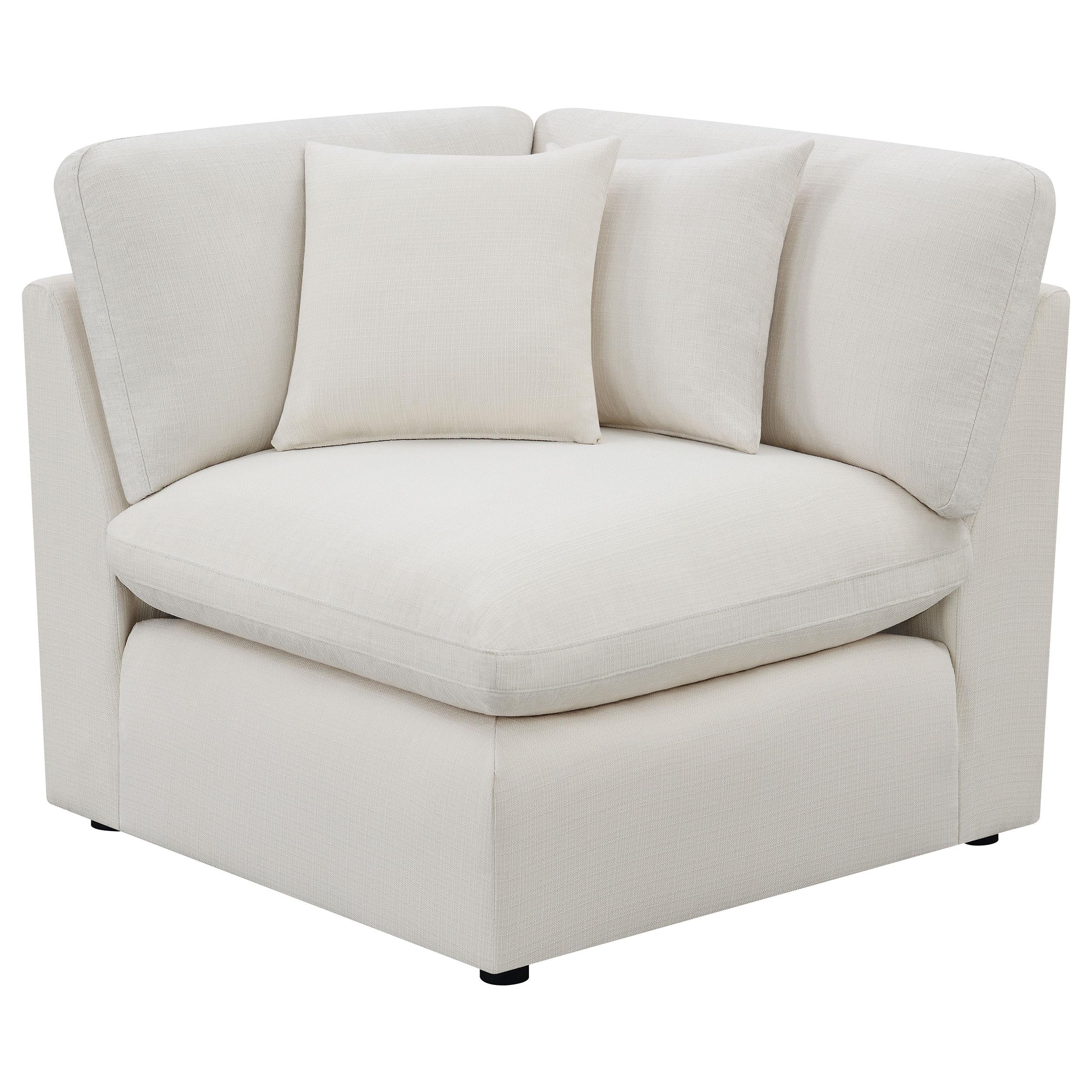 Hobson 5-piece Upholstered Modular Sectional Sofa Ivory - 551451-SETA