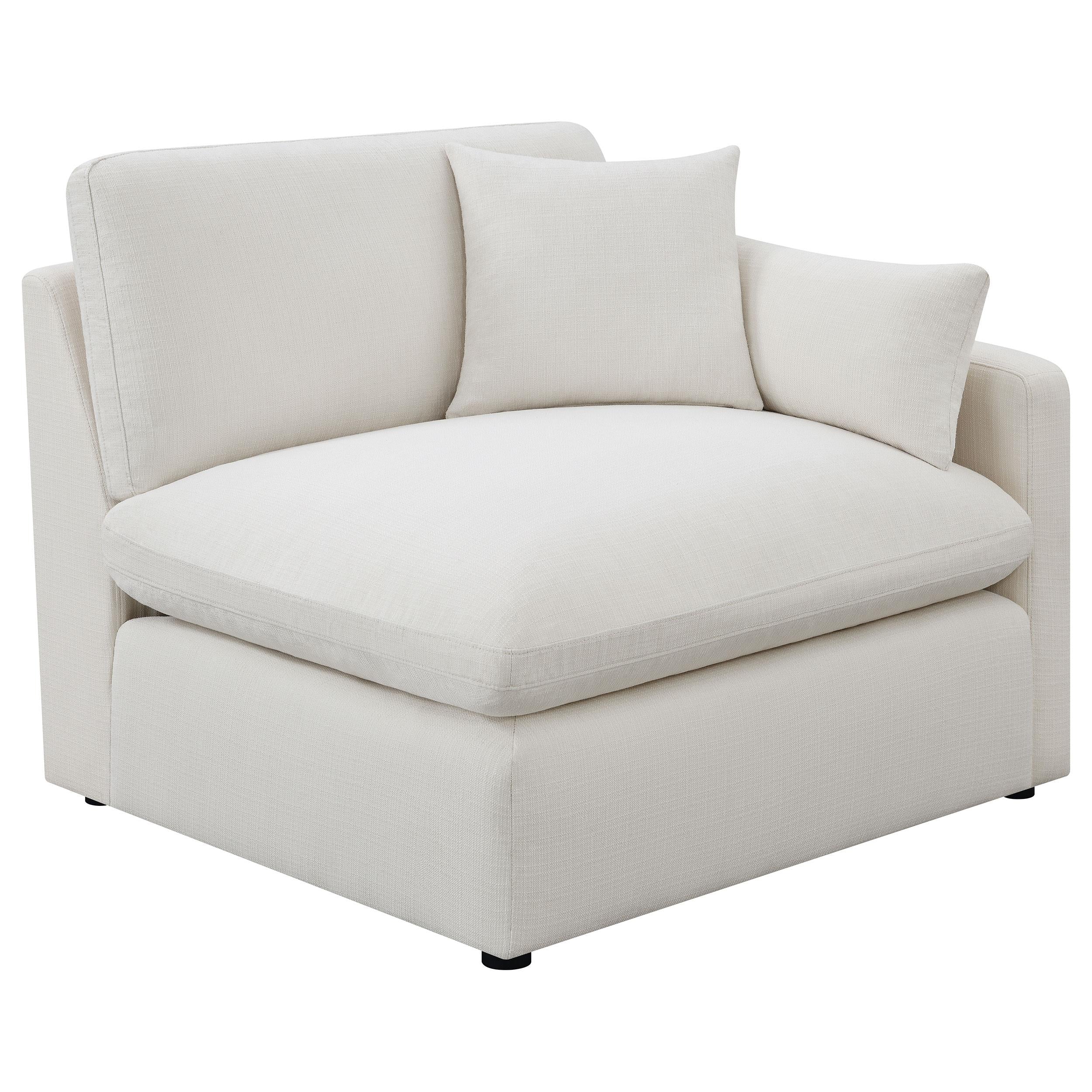 Hobson 5-piece Upholstered Modular Sectional Sofa Ivory - 551451-SETA