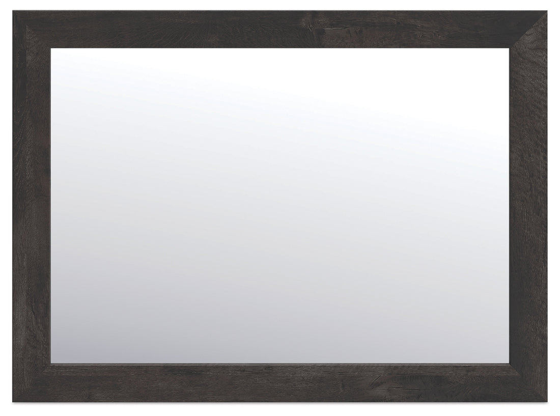 Hollivern Dark Gray Bedroom Mirror - PCB2108-36