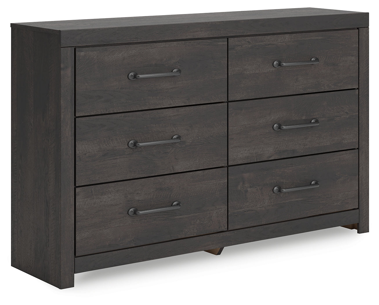 Hollivern Twin Panel Storage Bed with Dresser in Dark Gray from Ashley - Luna Furniture