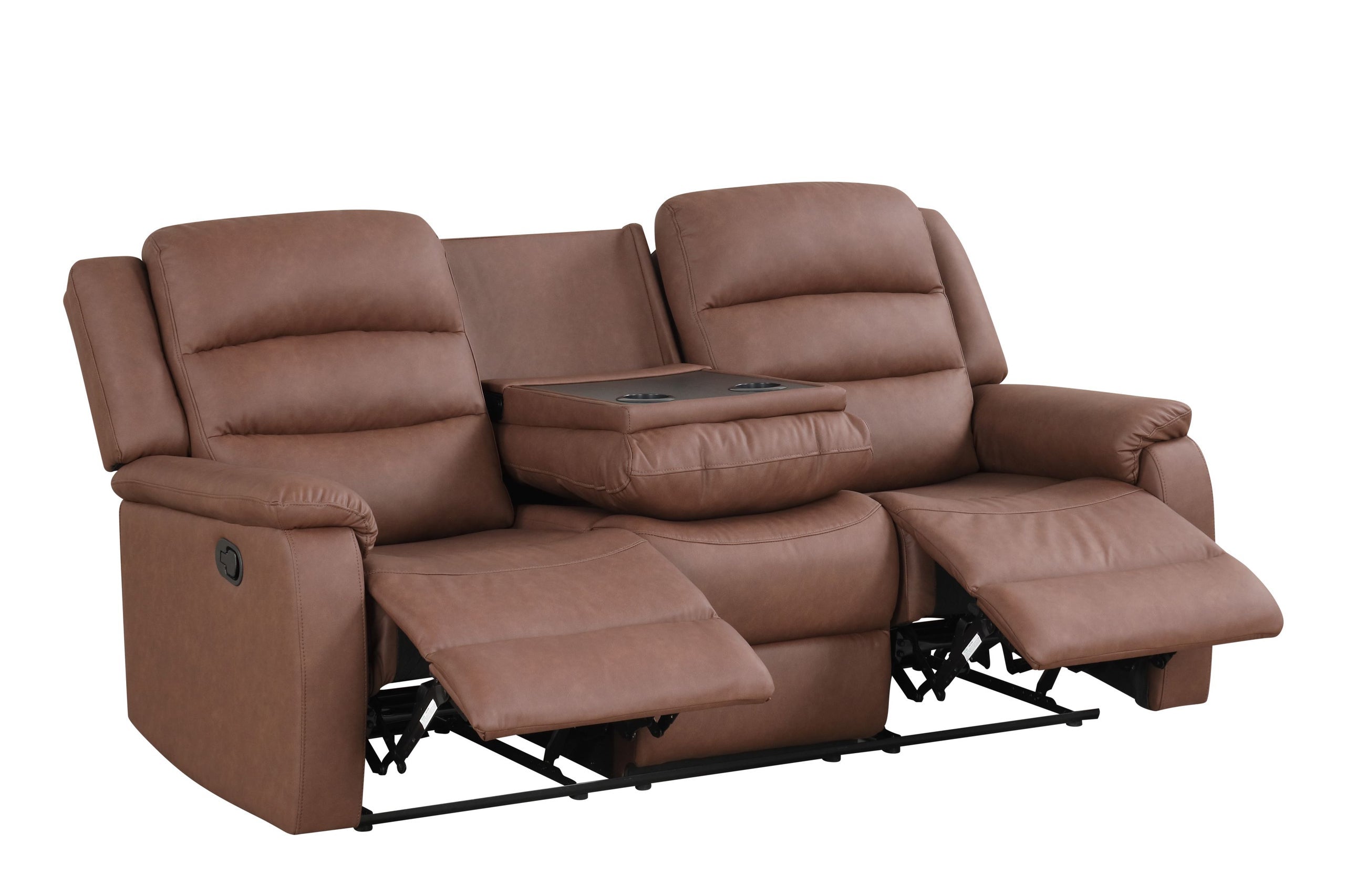 Hope Brown 3PC Reclining Set - HOPE Brown 3PC