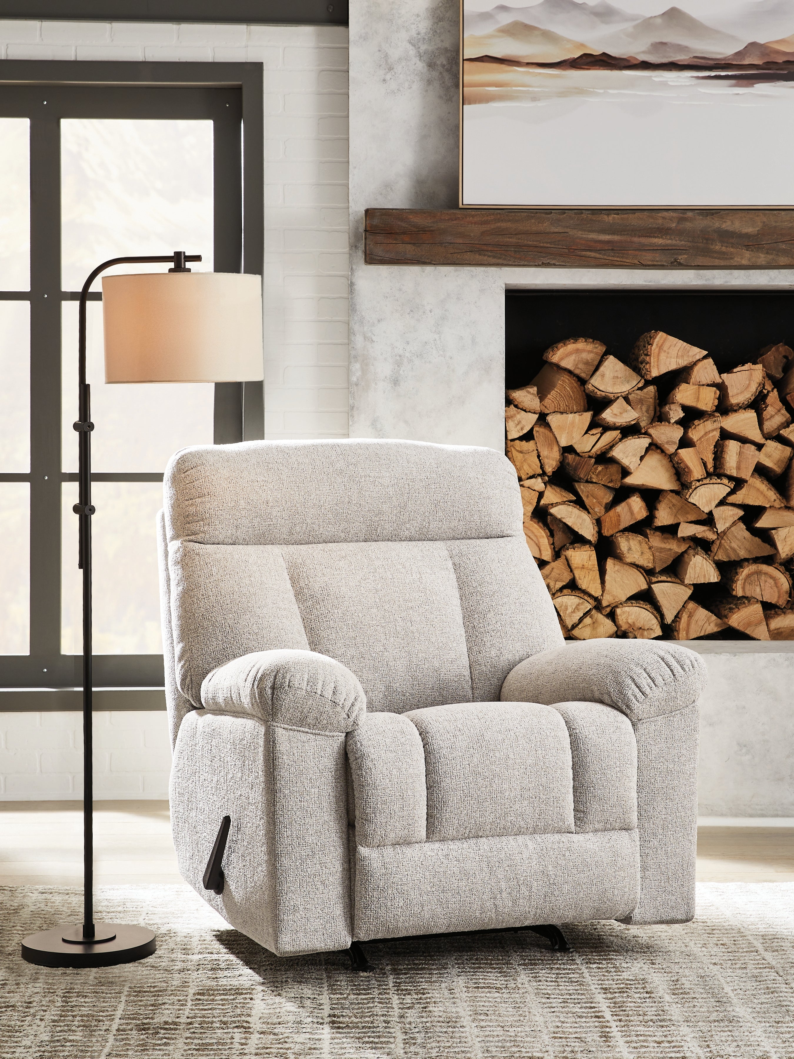 Hoyne Park Cobble Stone Recliner - PC8281525
