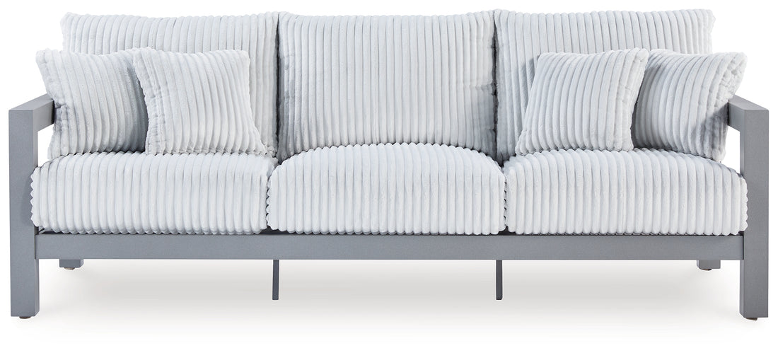 Hurley Park Gray Outdoor Sofa with Cushion - PCP695-838
