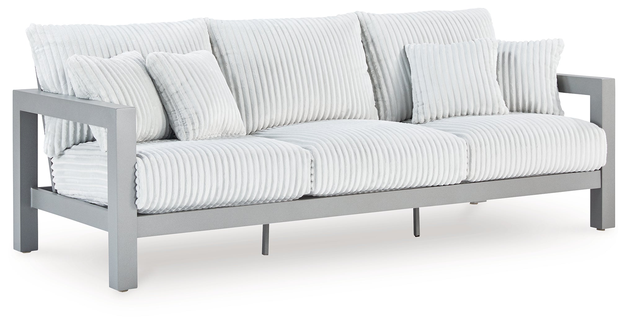 Hurley Park Gray Outdoor Sofa with Cushion - PCP695-838