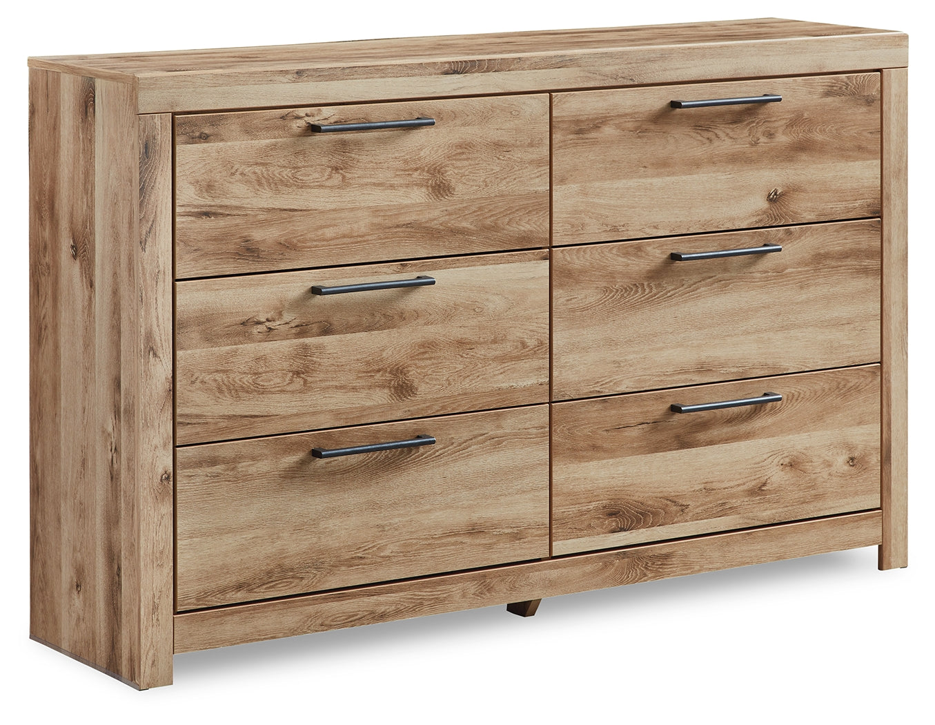 Hyanna Tan Brown Queen Storage Bed, Dresser and 2 Nightstands - B1050B52
