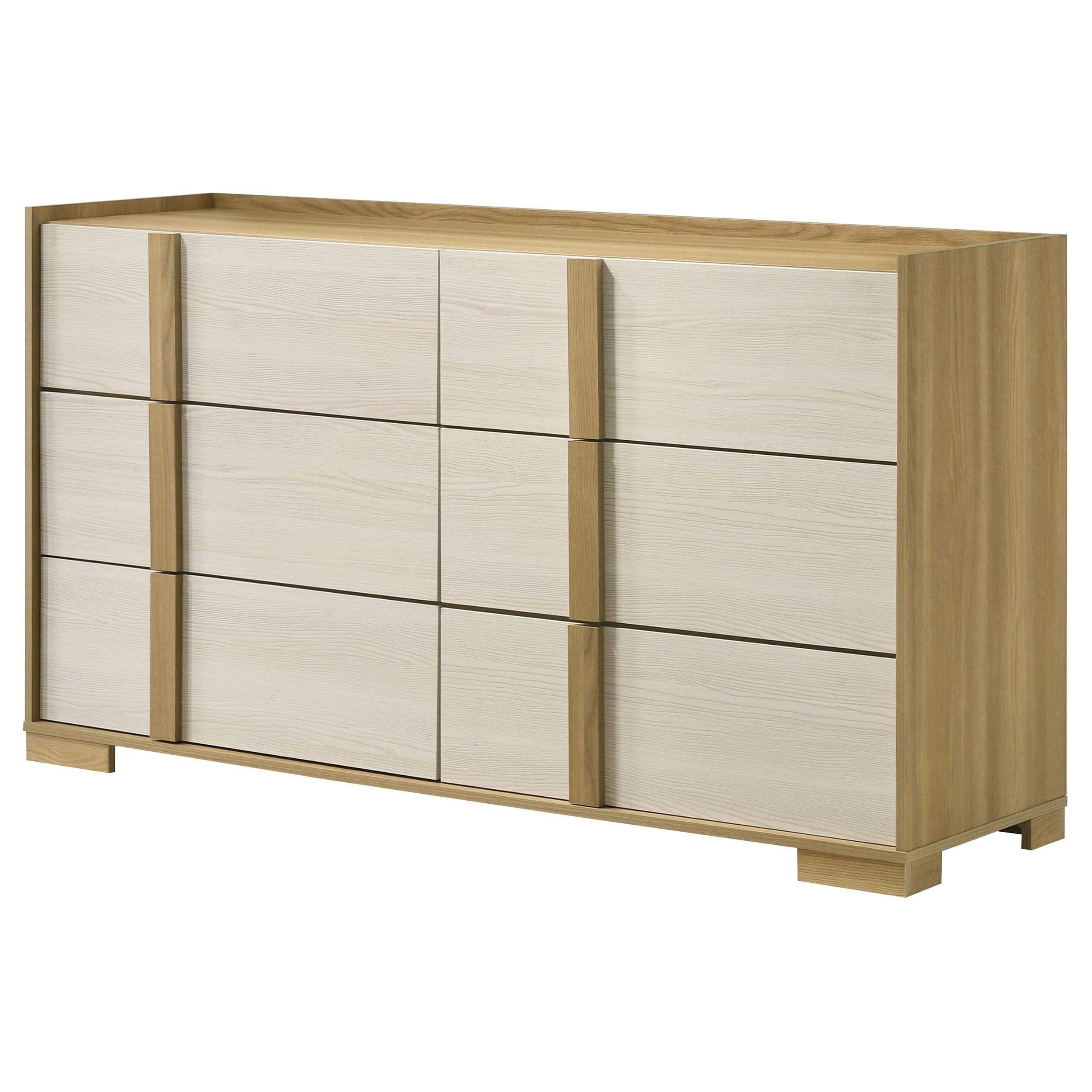 Hyland 6-drawer Dresser Natural - 215653