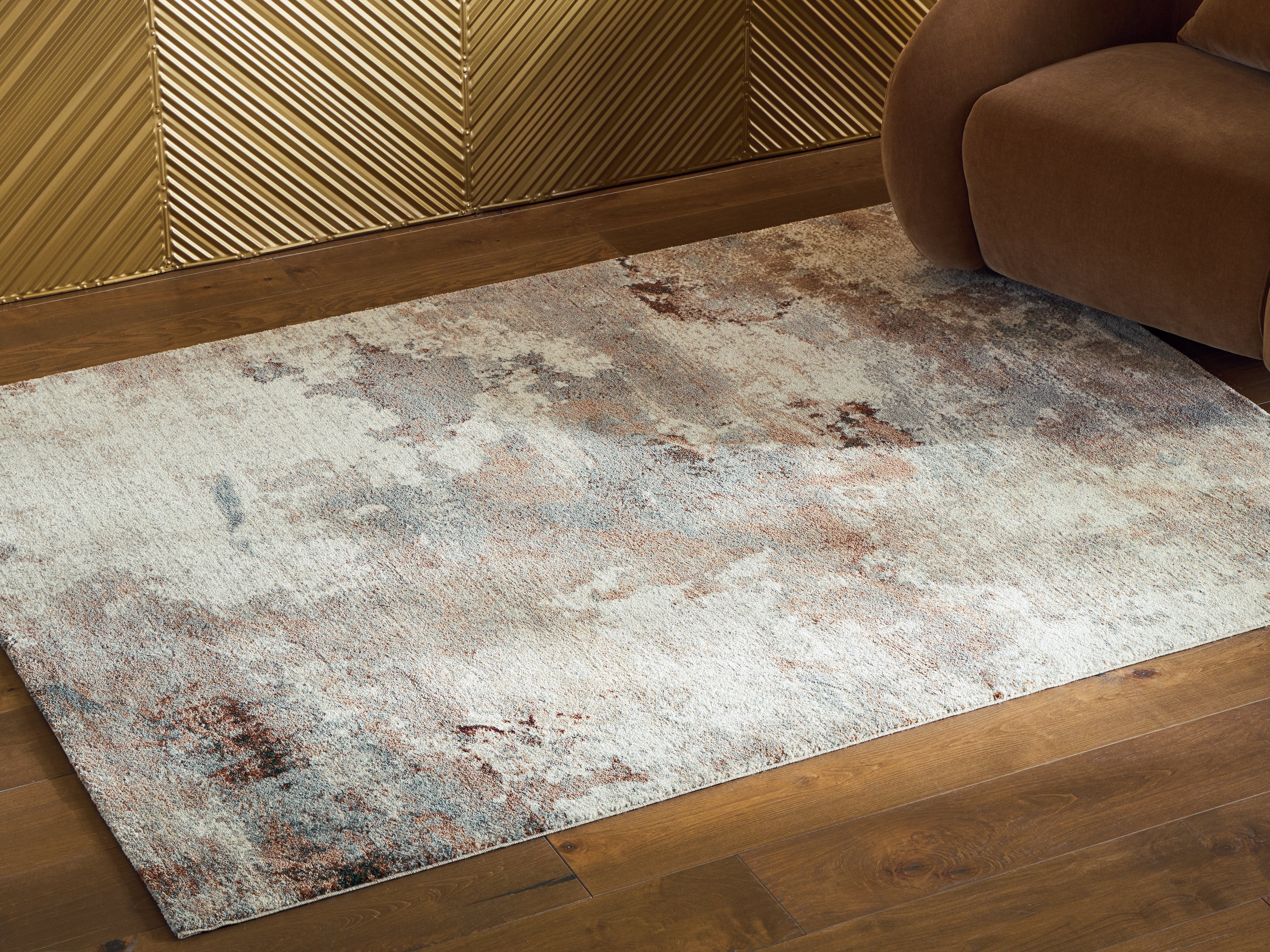 Jadenburg Cream/Gray/Sienna Medium Rug - R408122