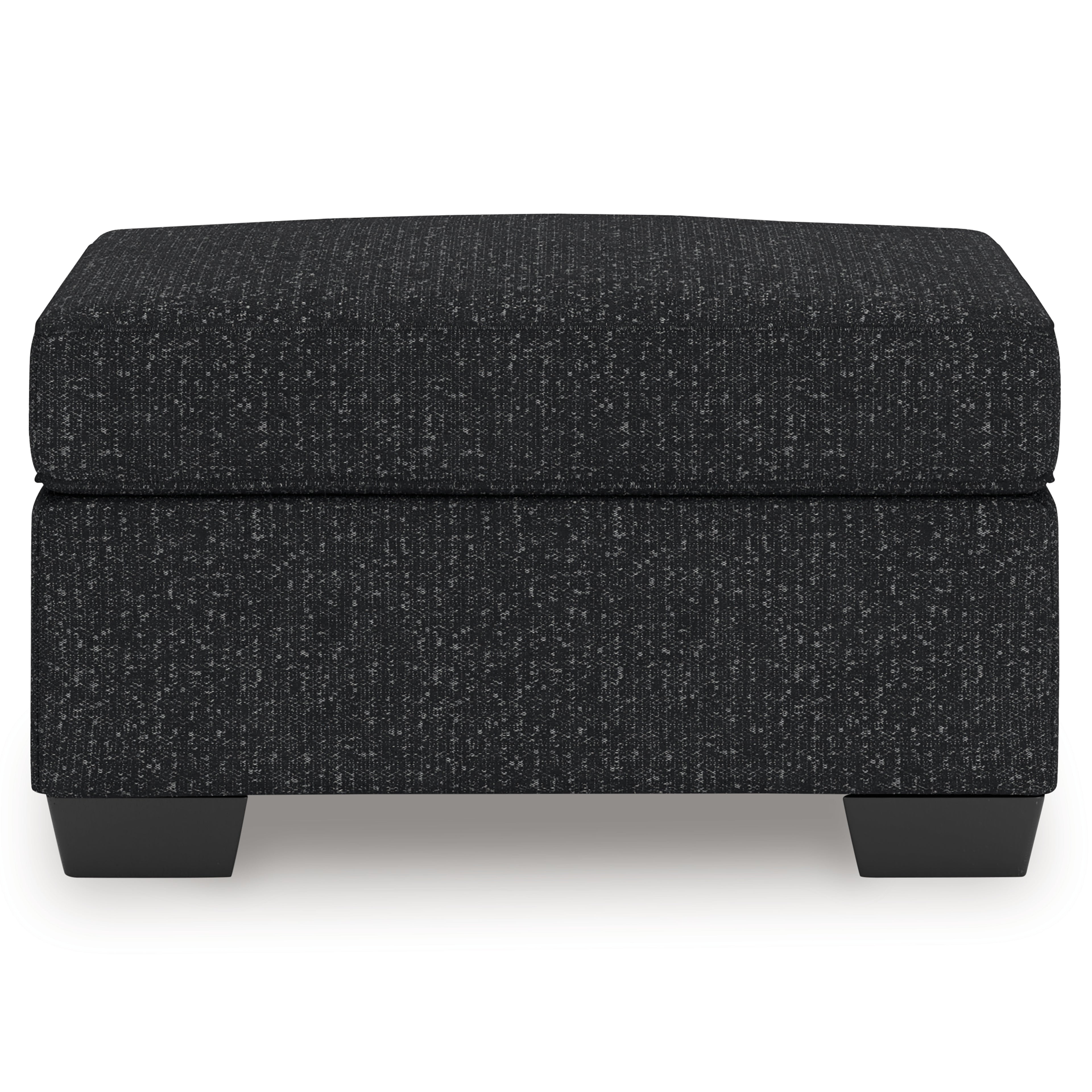 Jasmine Peaks Coal Ottoman - 2890414