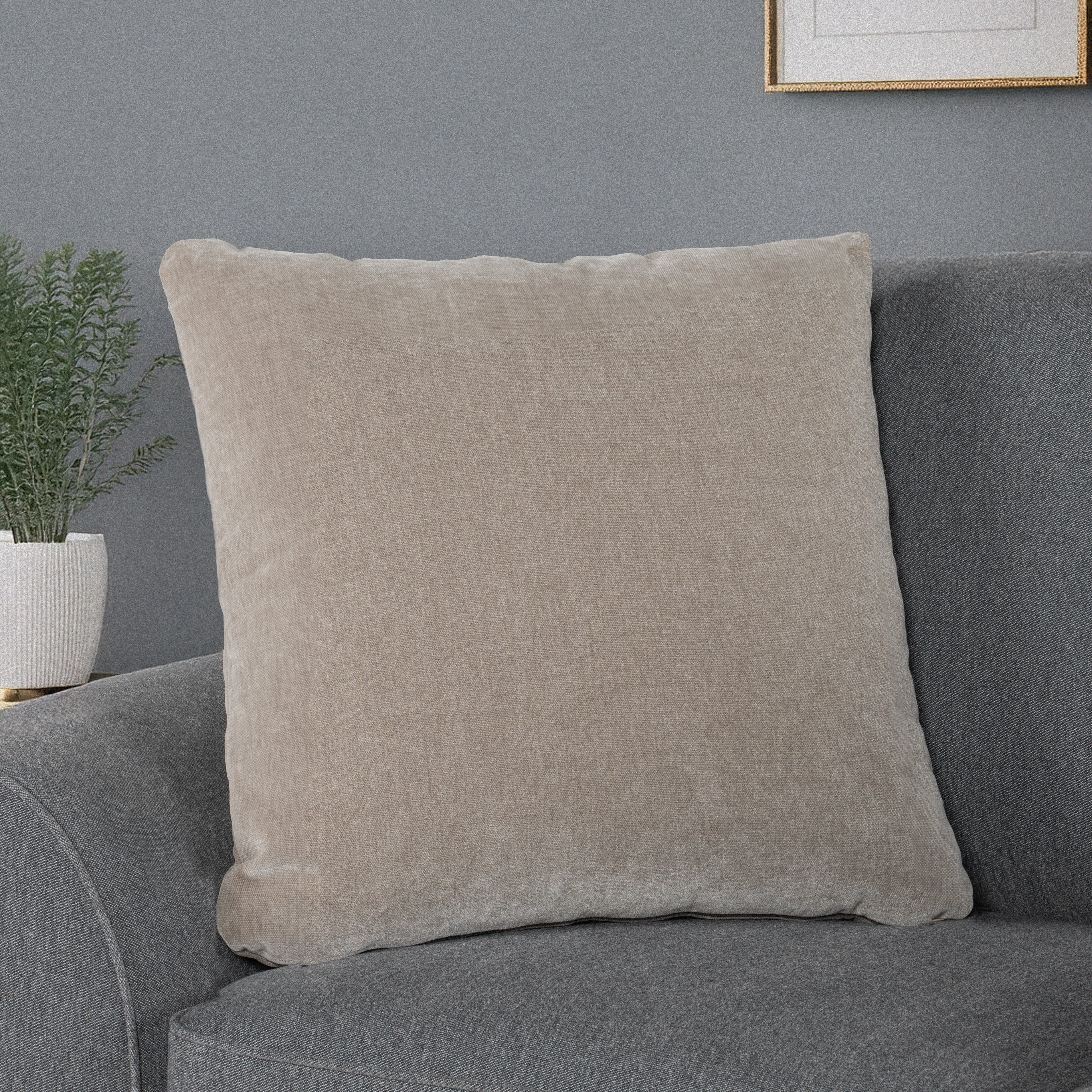 Jaxkins Warm Gray Pillow (Set of 4) - A1001138